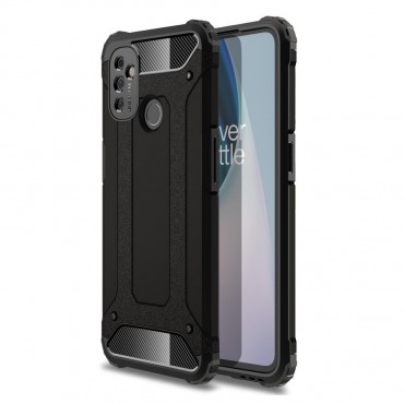 Strapabíró tok "Rock" OnePlus Nord N100 készülékekhez - fekete