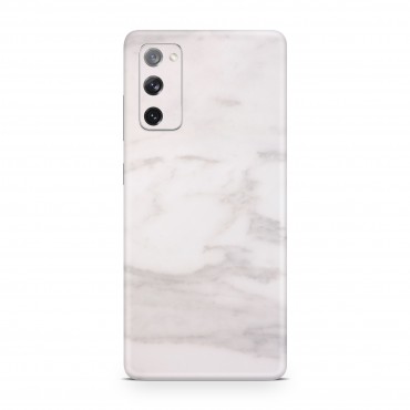 Skin EXO® by Optishield Samsung Galaxy S20 FE / S20 FE 2021 készülékekhez - white marble (Back only)