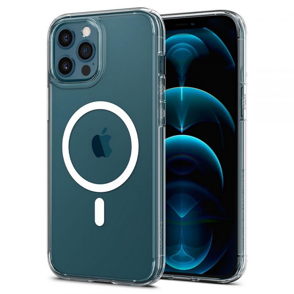Tok Spigen "Ultra Hybrid Mag" iPhone 12 Pro Max készülékekhez - white
