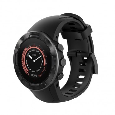 Szilikon óraszíj "Classic" Suunto 5 órákhoz felszereléssel cseréhez - fekete