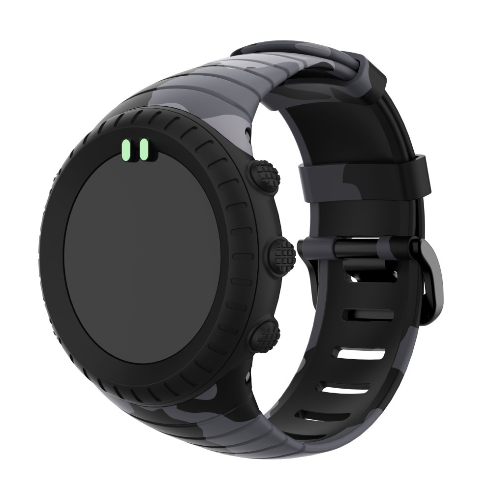 Szilikon óraszíj "Camo X" Suunto Core órákhoz - fekete