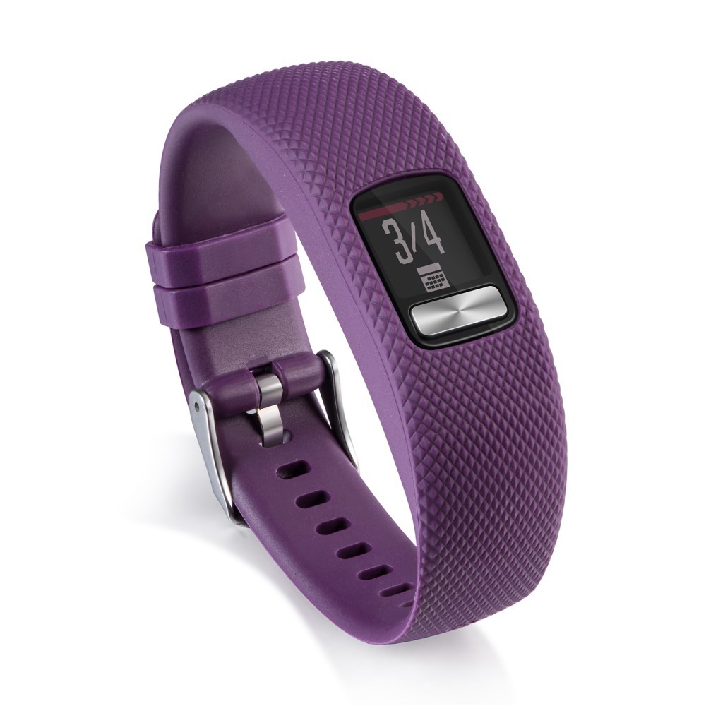 Szilikon óraszíj "Lizard" Garmin Vivofit 4 órákhoz - lila