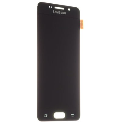 LCD kijelző Samsung Galaxy A3 2016 készülékekhez - fekete - OEM - AAA minőség