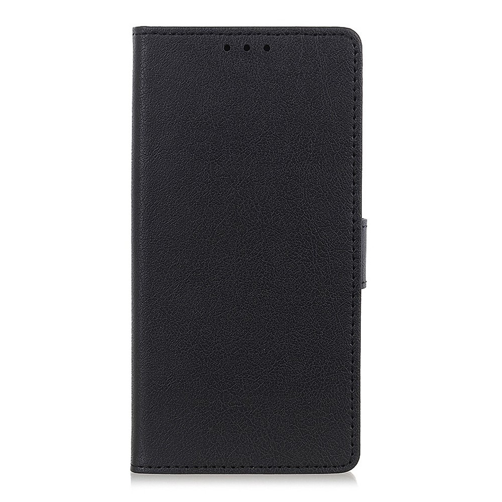 Nyitható tok "Litchi" Xiaomi Redmi Note 10 / Redmi Note 10S / Poco M5s készülékekhez - fekete