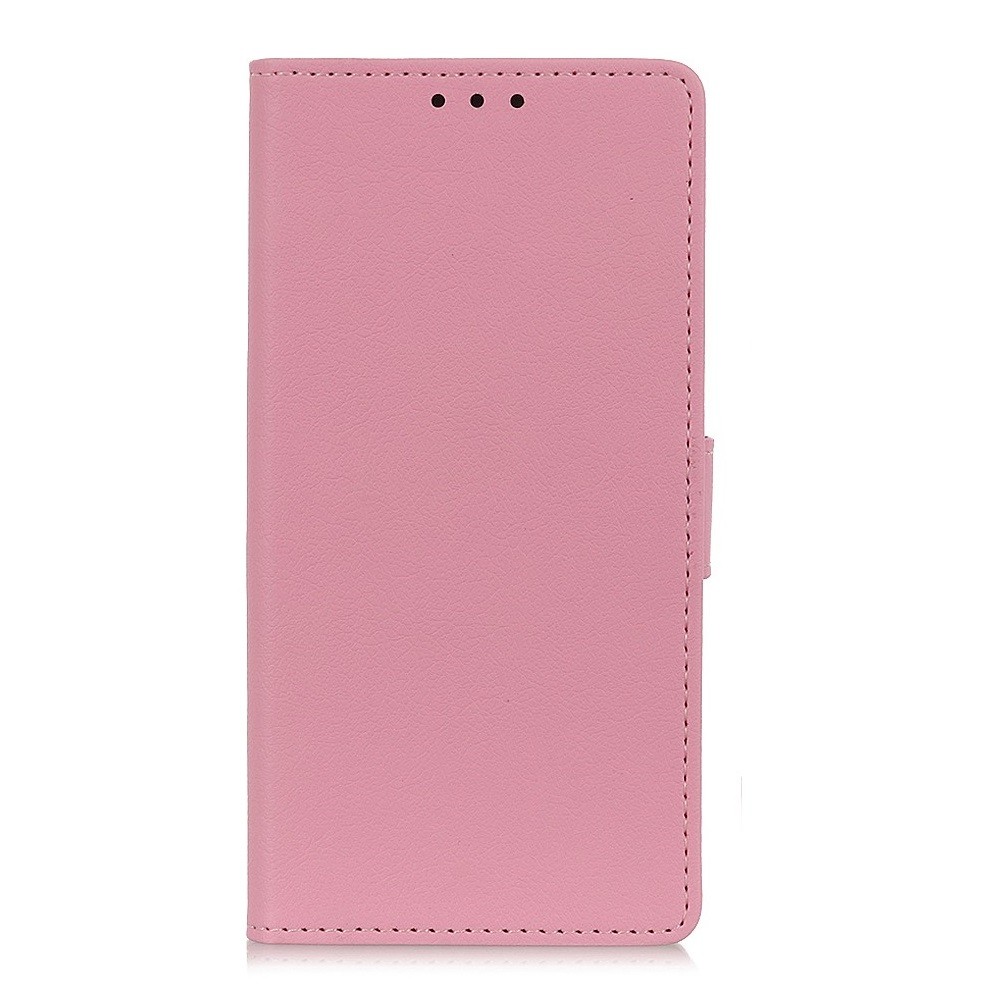 Nyitható tok "Litchi" OnePlus 9 Pro készülékekhez - rózsaszín