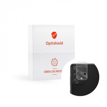 Optishield Pro csúcsminőségű üvegfólia hátsó kamerára Samsung Galaxy A72 / Galaxy A72 5G készülékekhez
