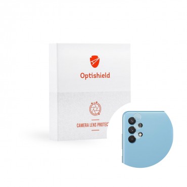 Optishield Pro csúcsminőségű üvegfólia hátsó kamerára Samsung Galaxy A32 készülékekhez