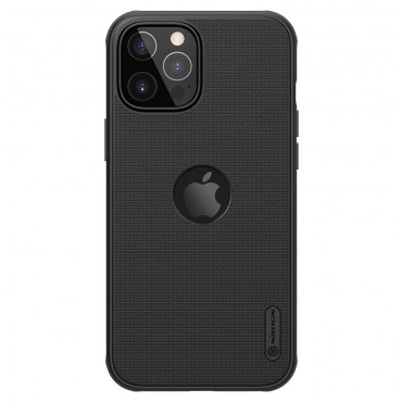 Prémium tok "Super Frosted Shield" iPhone 12 / iPhone 12 Pro készülékekhez - fekete