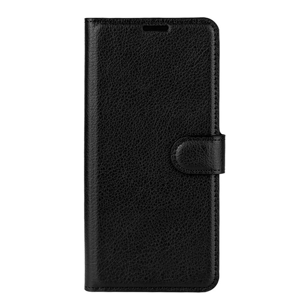 Nyitható tok "Litchi" Xiaomi Redmi 9T készülékekhez - fekete