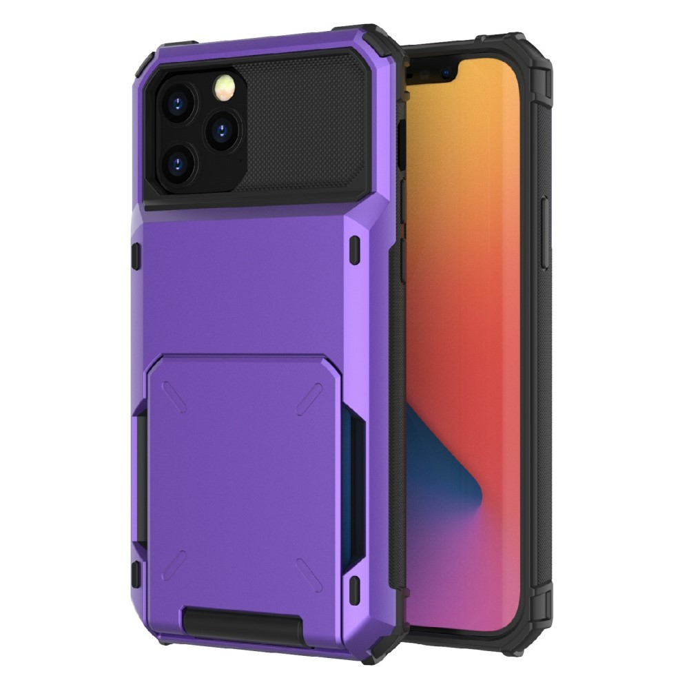Strapabíró tok "Warden X" iPhone 13 Mini készülékekhez - lila