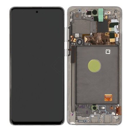 LCD kijelző Samsung Galaxy Note 10 Lite készülékekhez -szürke - OEM - AAA minőség
