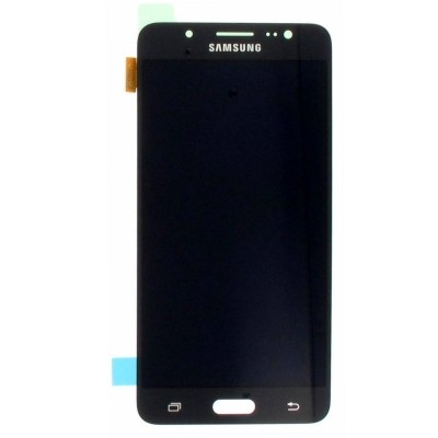 LCD kijelző Samsung Galaxy J5 2016 készülékekhez - fekete - AA minőség
