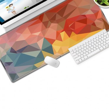 Egérpad egér és billentyűzet alá "Geometric Pad" - magas minőségű egérpad színes mintával