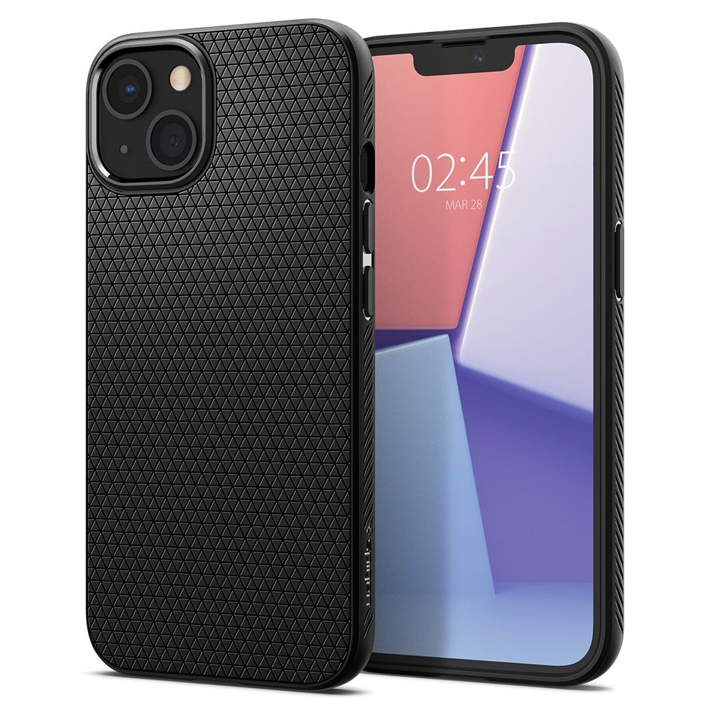Tok Spigen "Liquid Air" iPhone 13 készülékekhez - black