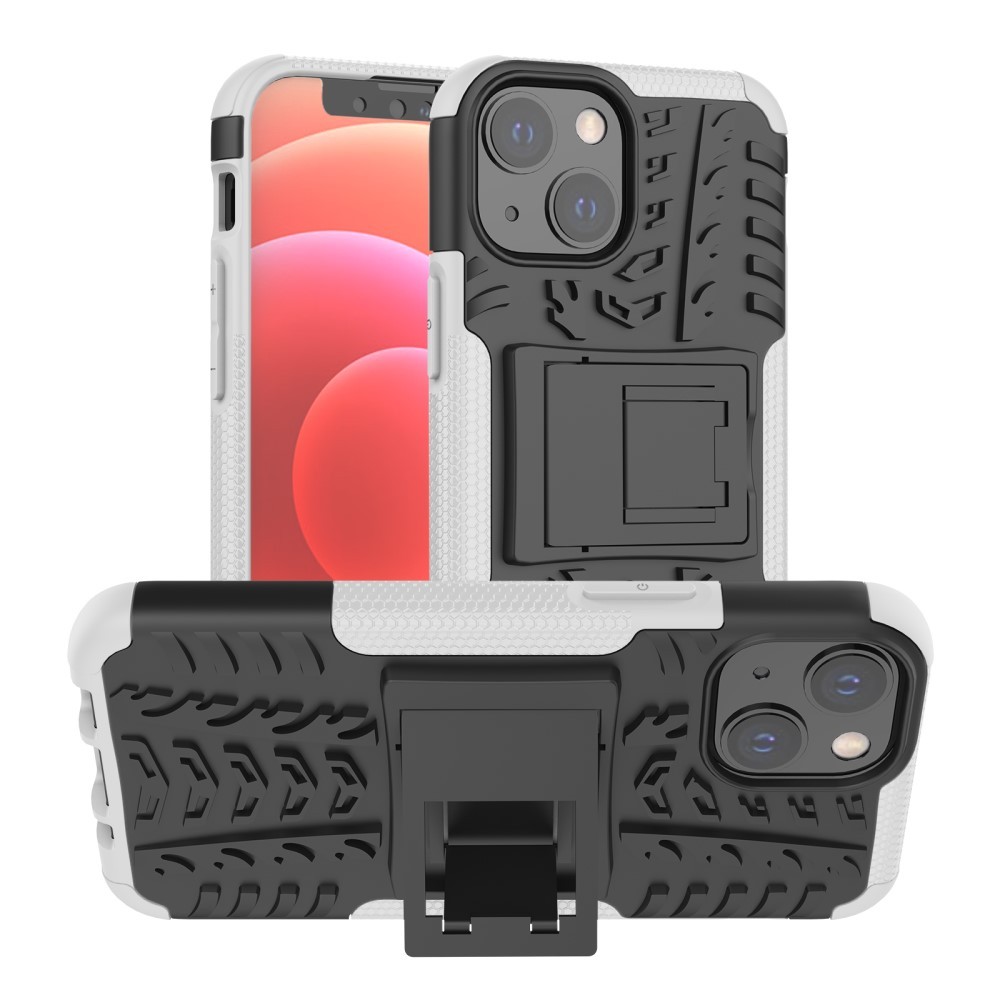 Hibrid TPU gél tok "Tough" iPhone 13 Mini készülékekhez - fehér