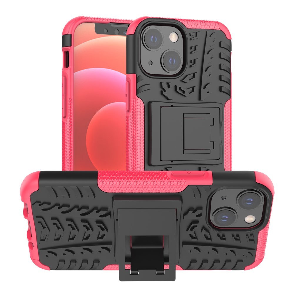 Hibrid TPU gél tok "Tough" iPhone 13 Mini készülékekhez - rózsaszín
