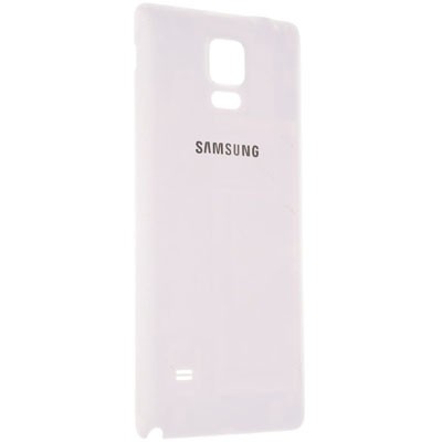 Akkufedél Samsung Galaxy Note 4 készülékekhez - fehér - AA minőség