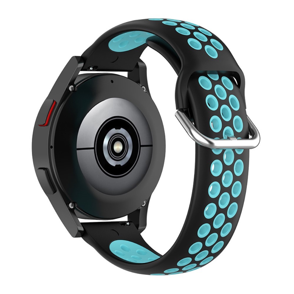 Szilikon óraszíj "Dots" Samsung Galaxy Watch 4 44mm órákhoz - kék