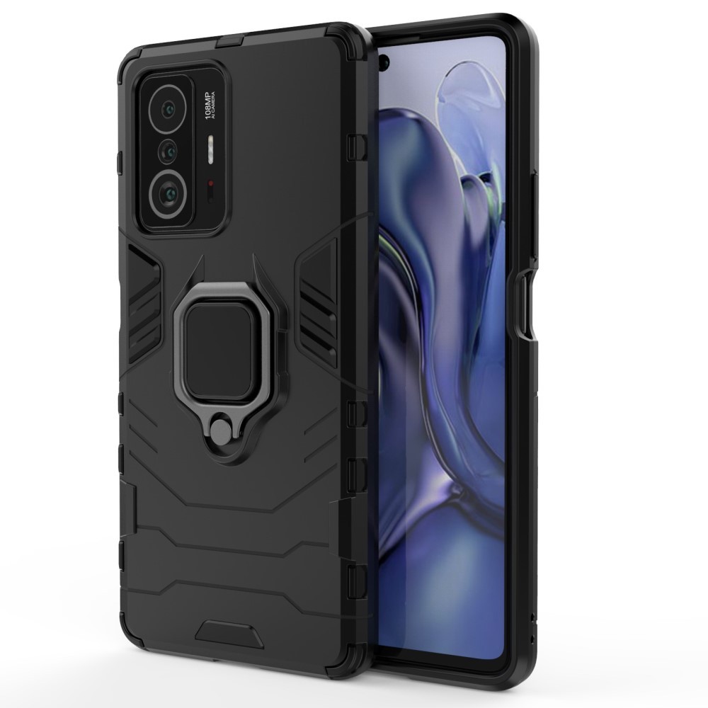 Strapabíró tok "Impact X Ring" Xiaomi 11T / 11T Pro készülékekhez - feket