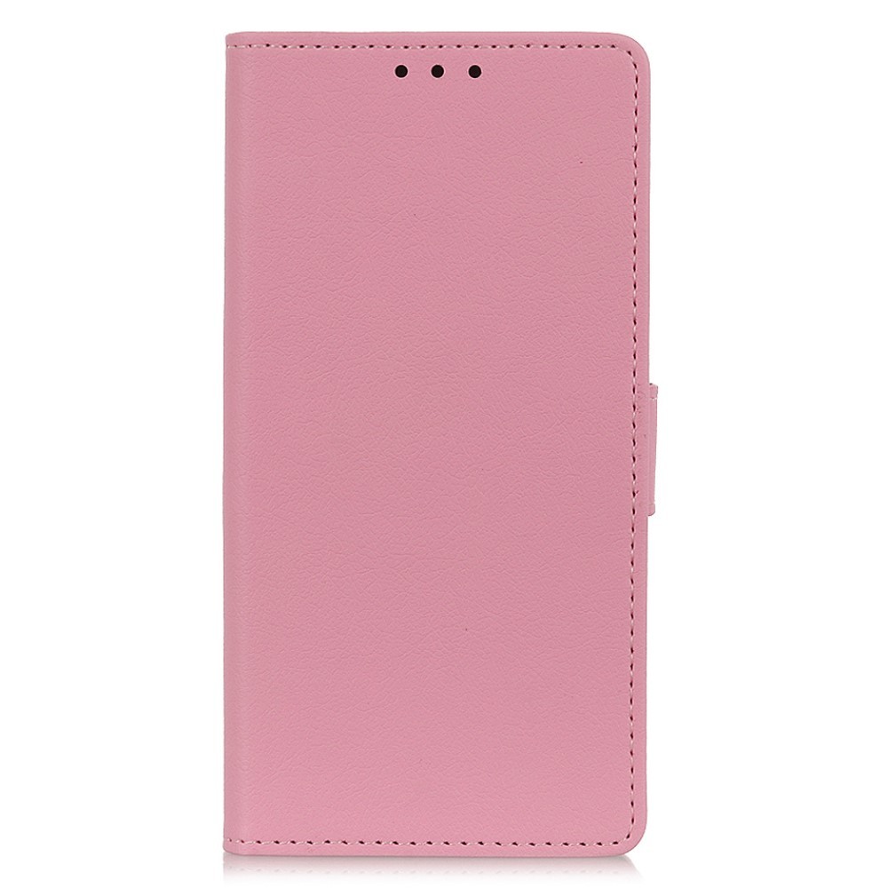 Nyitható tok "Litchi" Nokia G50 készülékekhez - rózsaszín