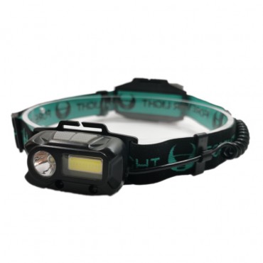 LED fejlámpa "Explorer" beépített mozgásszenzorral és hátra világító lámpával