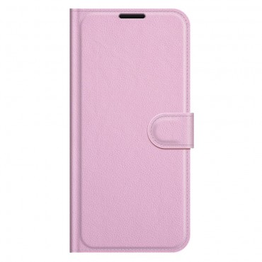 Nyitható tok "Litchi" Huawei Nova 9 Pro / Honor 50 Pro készülékekhez - rózsaszín Nyitható tok "Litchi" Huawei Nova 9 Pro / Honor 50 Pro készülékekhez - rózsaszín