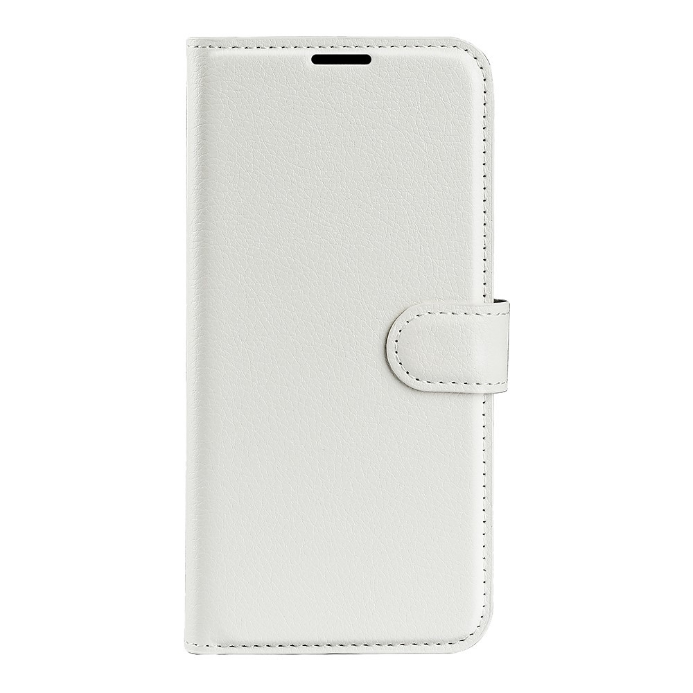 Nyitható tok "Litchi" Xiaomi Redmi Note 11T 5G / Note 11S 5G / Poco M4 Pro 5G készülékekhez - fehér