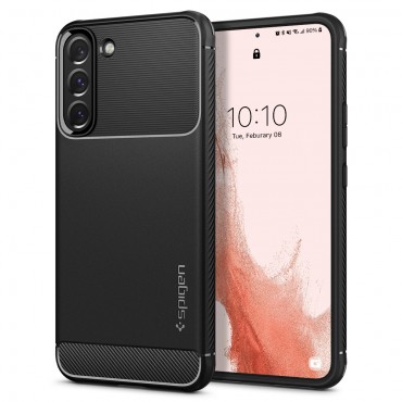 Tok Spigen "Rugged Armor" Samsung Galaxy S22 készülékekhez - black Tok Spigen "Rugged Armor" Samsung Galaxy S22 készülékekhez - black