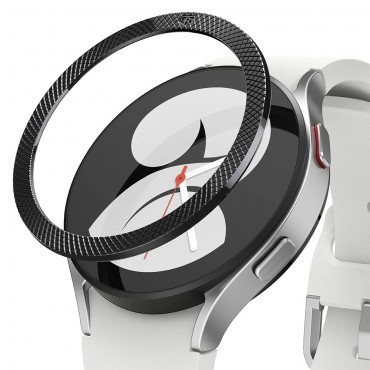Védő tok Ringke "Bezel Styling" Samsung Galaxy Watch 4 40mm órákhoz  - black rugged