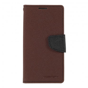 Nyitható tok Goospery Fancy Diary Samsung Galaxy S22 Plus készülékekhez - barna Nyitható tok Goospery Fancy Diary Samsung Galaxy S22 Plus készülékekhez - barna