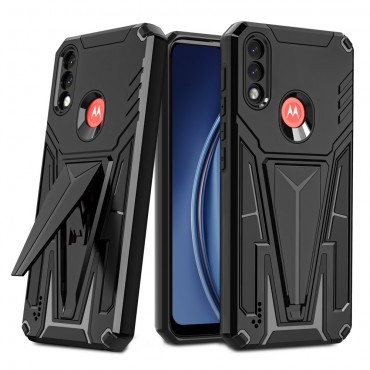 Strapabíró tok "Impact V" Motorola Moto E7 Power készülékekhez - fekete