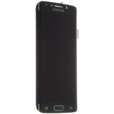 LCD kijelző Samsung Galaxy S6 Edge készülékekhez - fekete - OEM - AAA minőség