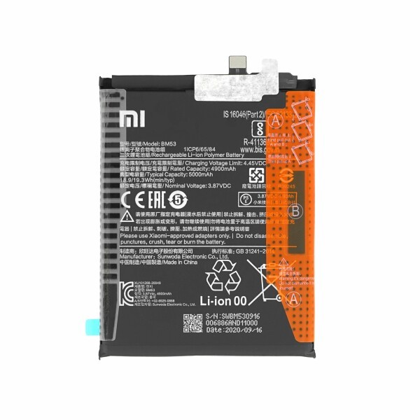 Akkumulátor Xiaomi Mi 10T - 4920 mAh - 100% Eredeti