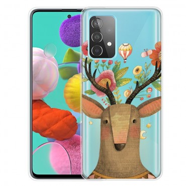 TPU gél tok "Flower Elk" Samsung Galaxy A73 5G készülékekhez