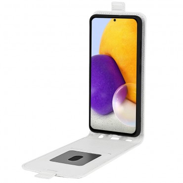 Nyitható tok "Flip" Samsung Galaxy A73 5G készülékekhez - fehér