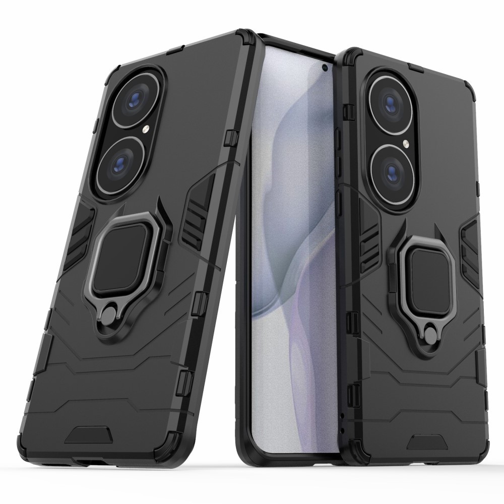 Strapabíró tok "Impact X Ring" Huawei P50 Pro készülékekhez - fekete