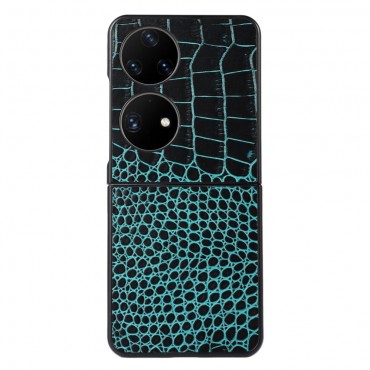 Kemény tok "Croc" Huawei P50 Pocket készülékekhez - zöld