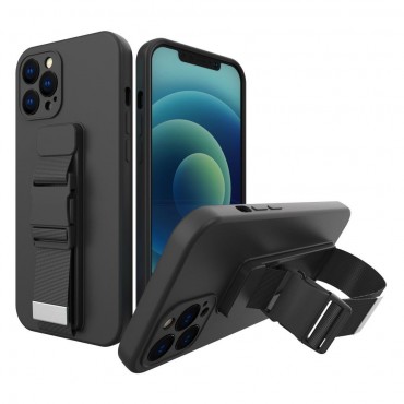 TPU gél tok "Buckle Up" iPhone SE 2022 / iPhone SE 2020 / iPhone 8 / iPhone 7 készülékekhez - fekete