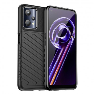 TPU gél tok "Titan X" Realme 9 5G / 9 Pro készülékekhez - fekete TPU gél tok "Titan X" Realme 9 5G / 9 Pro készülékekhez - fekete