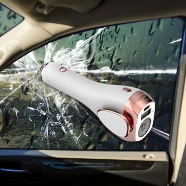 Multifunkciós autós töltő "React 71" - 7in1 autós töltől, amely megmentheti az életed - fehér