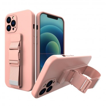 TPU gél tok "Buckle Up" iPhone 11 Pro készülékekhez - rózsaszín