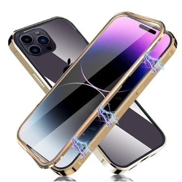 Mágneses Full-body tok "Stronghold" iPhone 13 Pro Max készülékekhez - arany