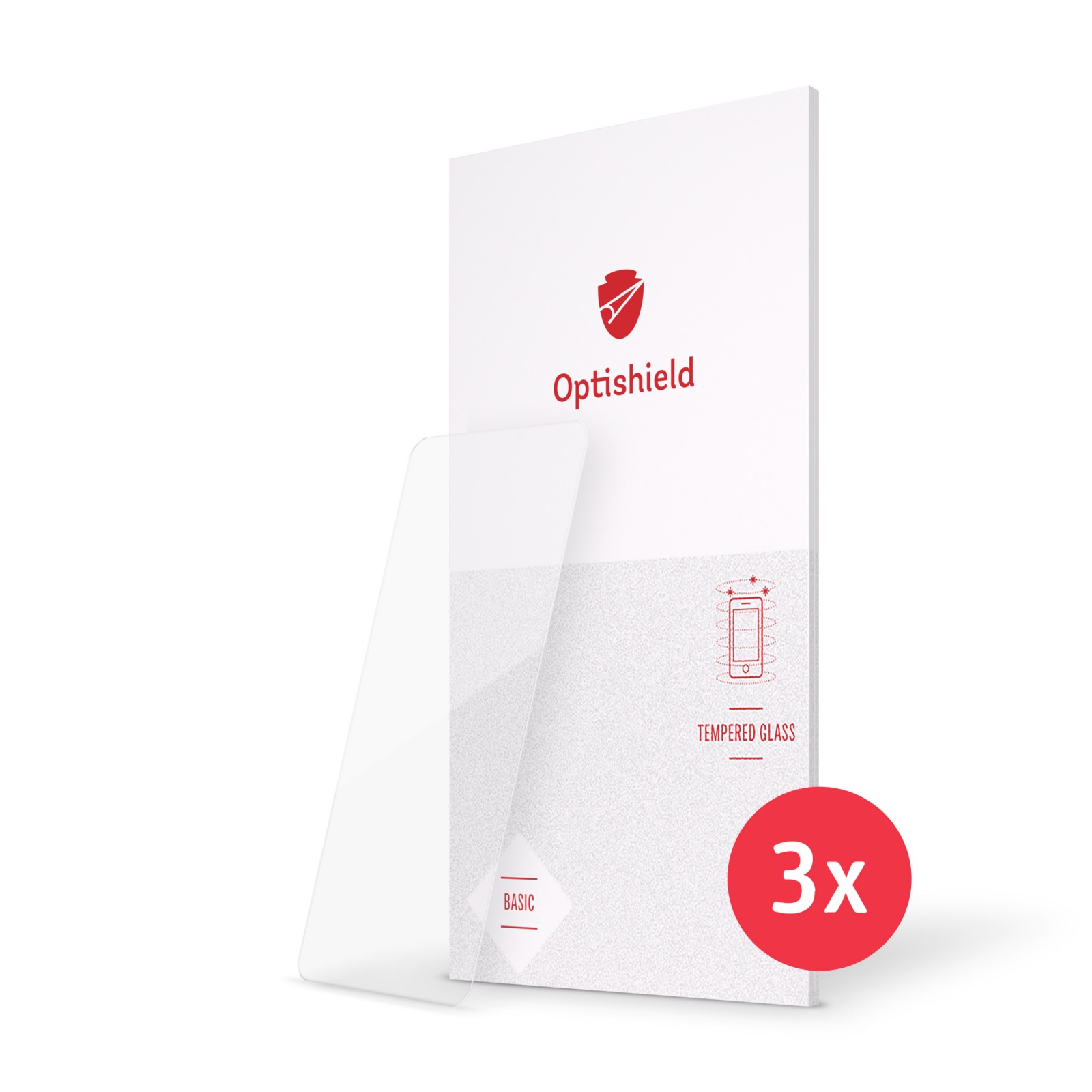3-Pack Optishield üvegfólia Xiaomi Redmi Note 11 / Note 11S készülékekhez