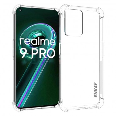 TPU gél tok "Robust" Realme 9 5G / 9 Pro készülékekhez - átlátszó