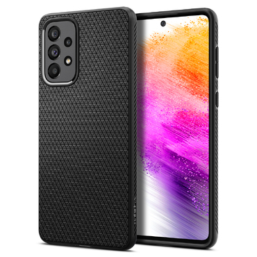 Tok Spigen "Liquid Air" Samsung Galaxy A73 5G készülékekhez - black