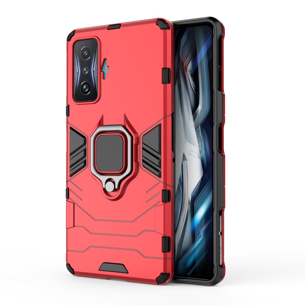 Strapabíró tok "Impact X Ring" Xiaomi Poco F4 GT készülékekhez - piros