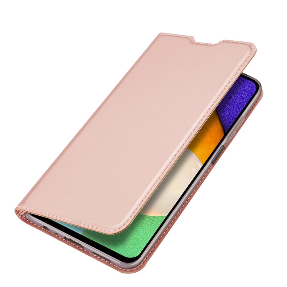 Nyitható tok "Skin" Samsung Galaxy A13 készülékekhez - rózsaszín
