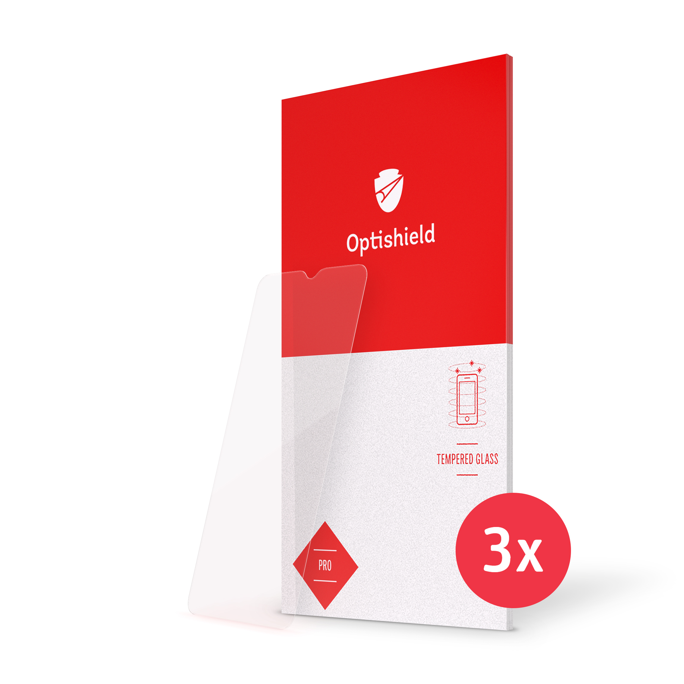 3-Pack Optishield Pro csúcsminőségű üvegfólia Samsung Galaxy A13 5G / Galaxy A04s Optishield készülékekhez
