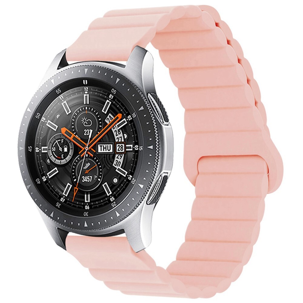 Szilikon óraszíj Huawei Watch GT 3 Pro 43mm órákhoz mágneses kapoccsal - rózsaszín