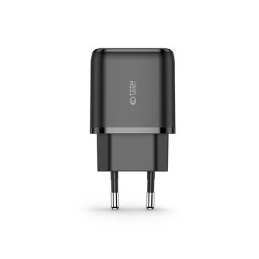 Fali töltő adapter "Tech-Protect" 20W - fali töltő adapter USB és USB-C bemenettel QC3.0 és PD gyorstöltési standarddal - fekete Fali töltő adapter "Tech-Protect" 20W - fali töltő adapter USB és USB-C bemenettel QC3.0 és PD gyorstöltési standarddal - fekete